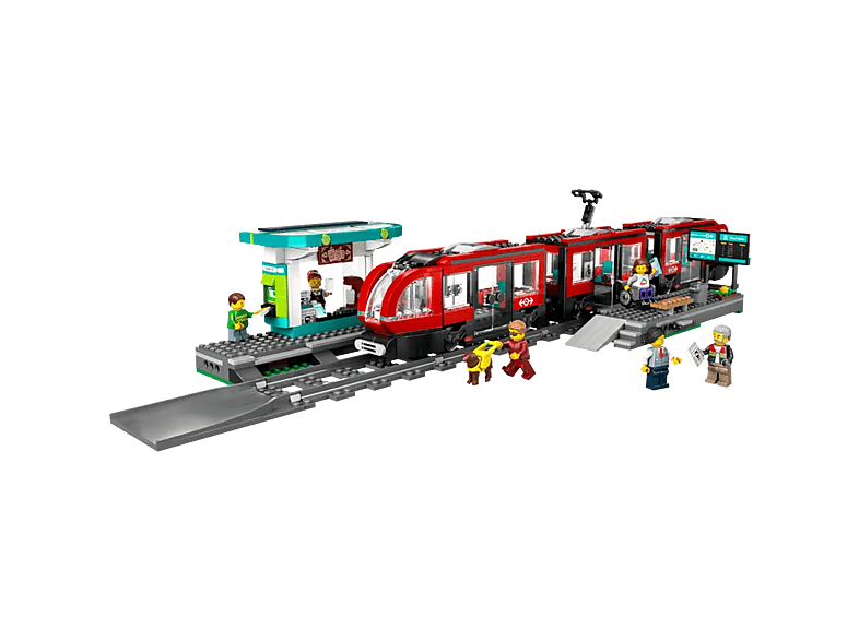 Lego City 60423 Stadstram En Station Bouwstenen