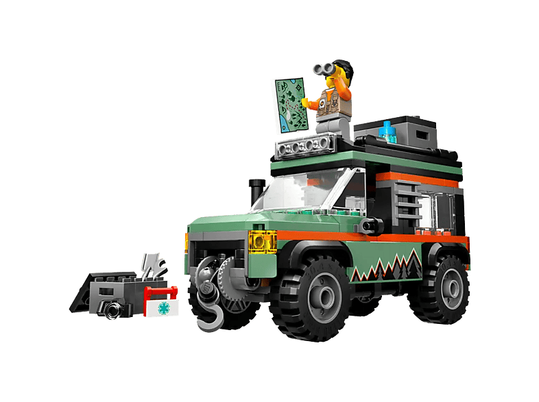 Lego City 60447 4x4 Terreinwagen Bouwstenen afbeelding