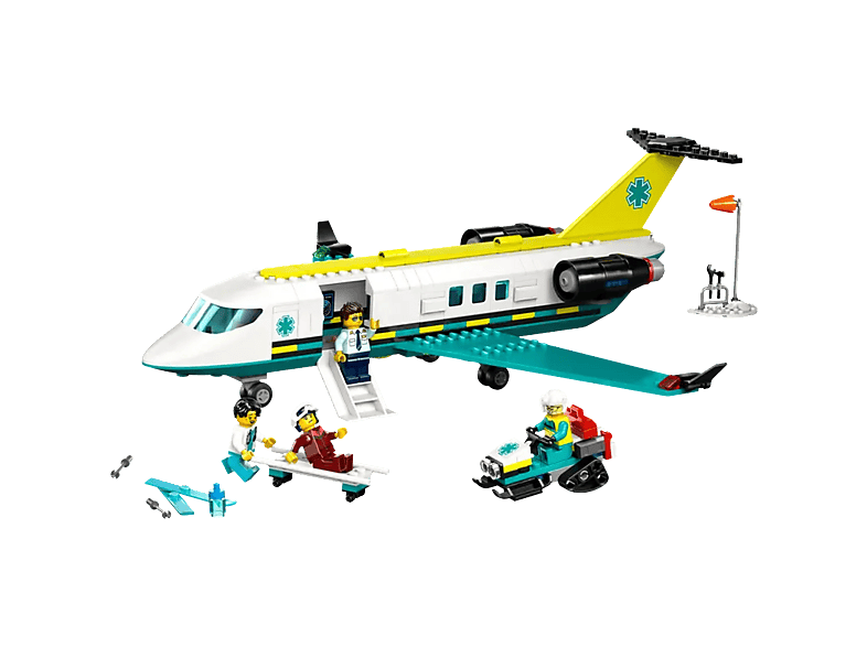 Lego City 60465 Ambulancevliegtuig Bouwstenen
