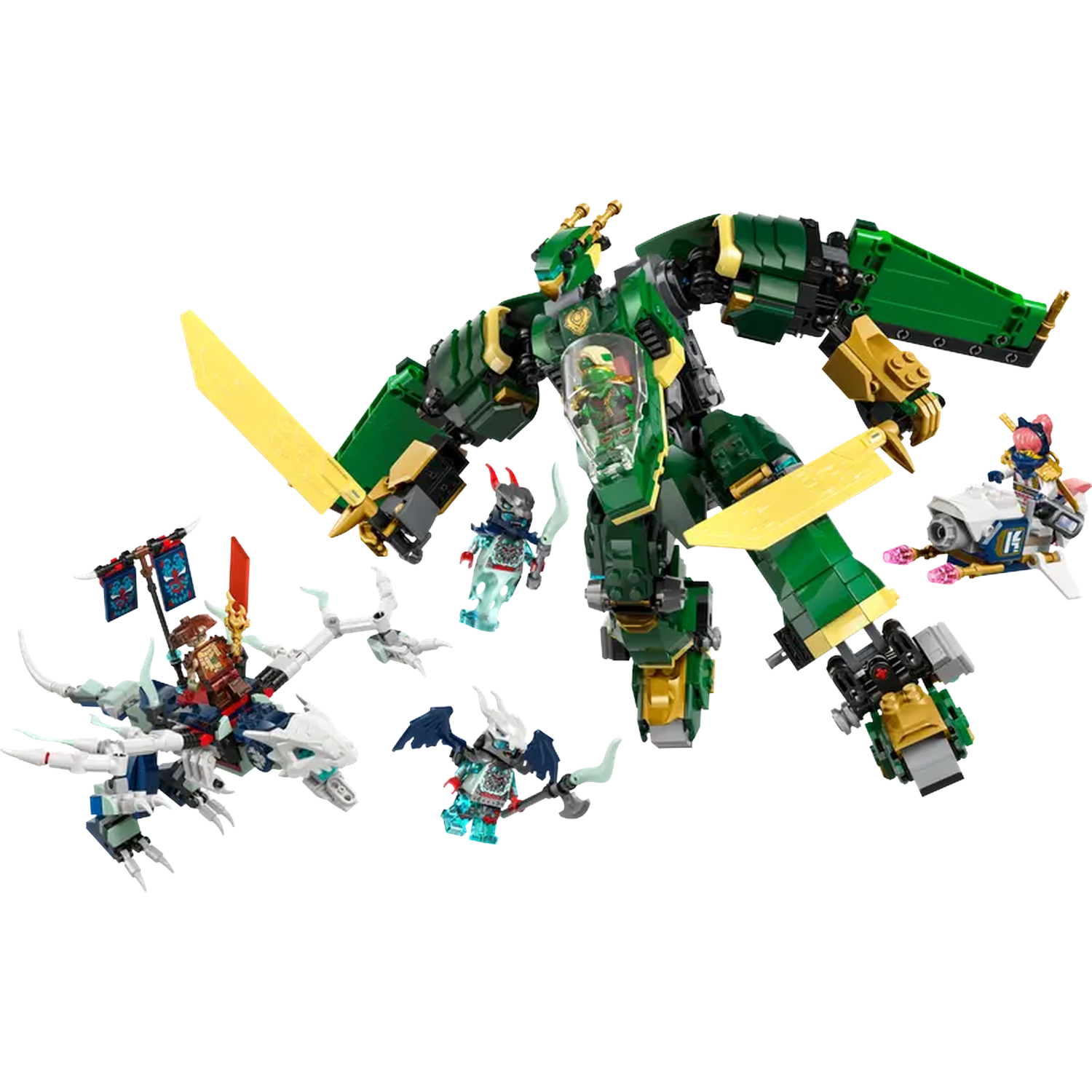 Lego Ninjago 71845 Lloyds Vliegtuigmecha Bouwstenen