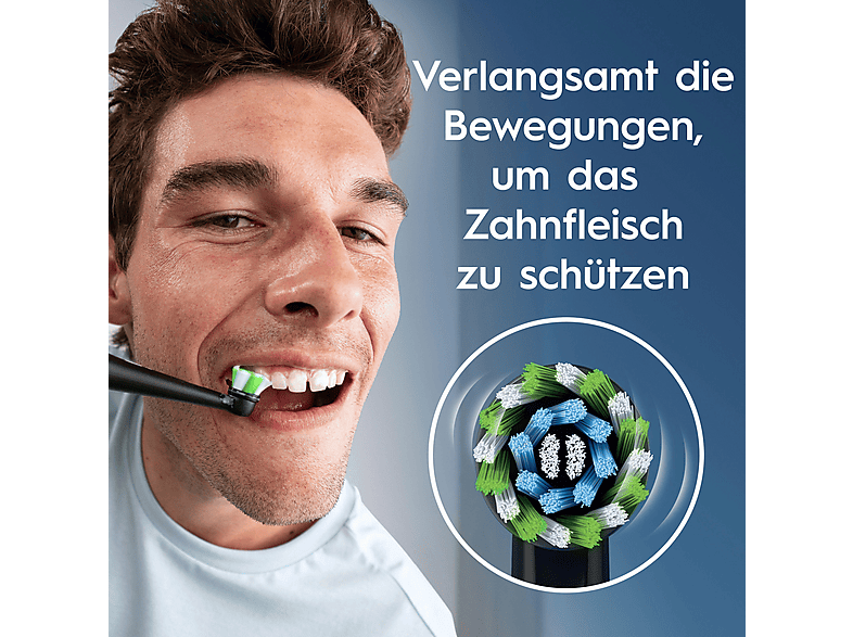 Thumbnail - ORAL-B Pro Series 1 Duopack Elektrische Zahnbürste Blue/Black, Reinigungstechnologie: Mikrovibrationen