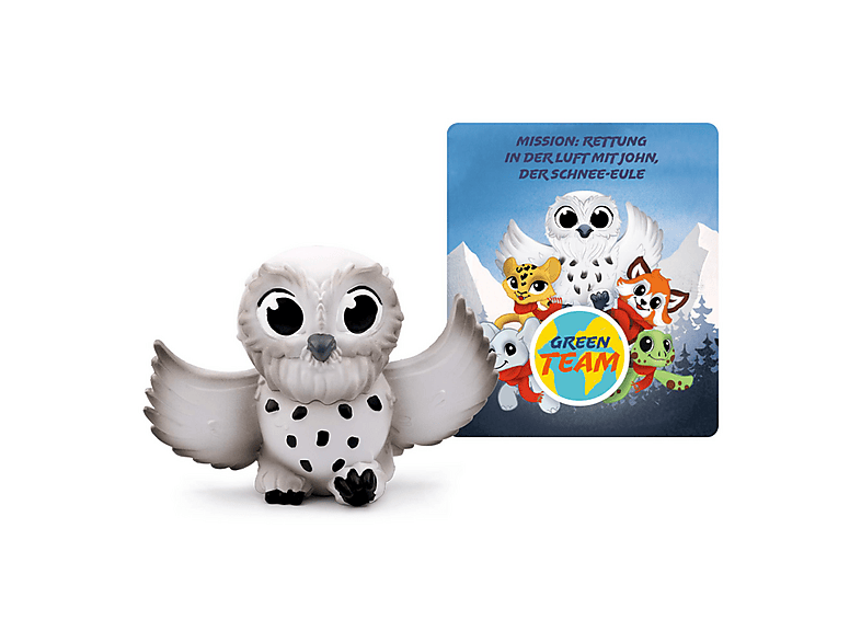 Thumbnail - TONIES Green Team - Mission Rettung aus der Luft mit John, Schnee-Eule Hörfigur, Mehrfarbig