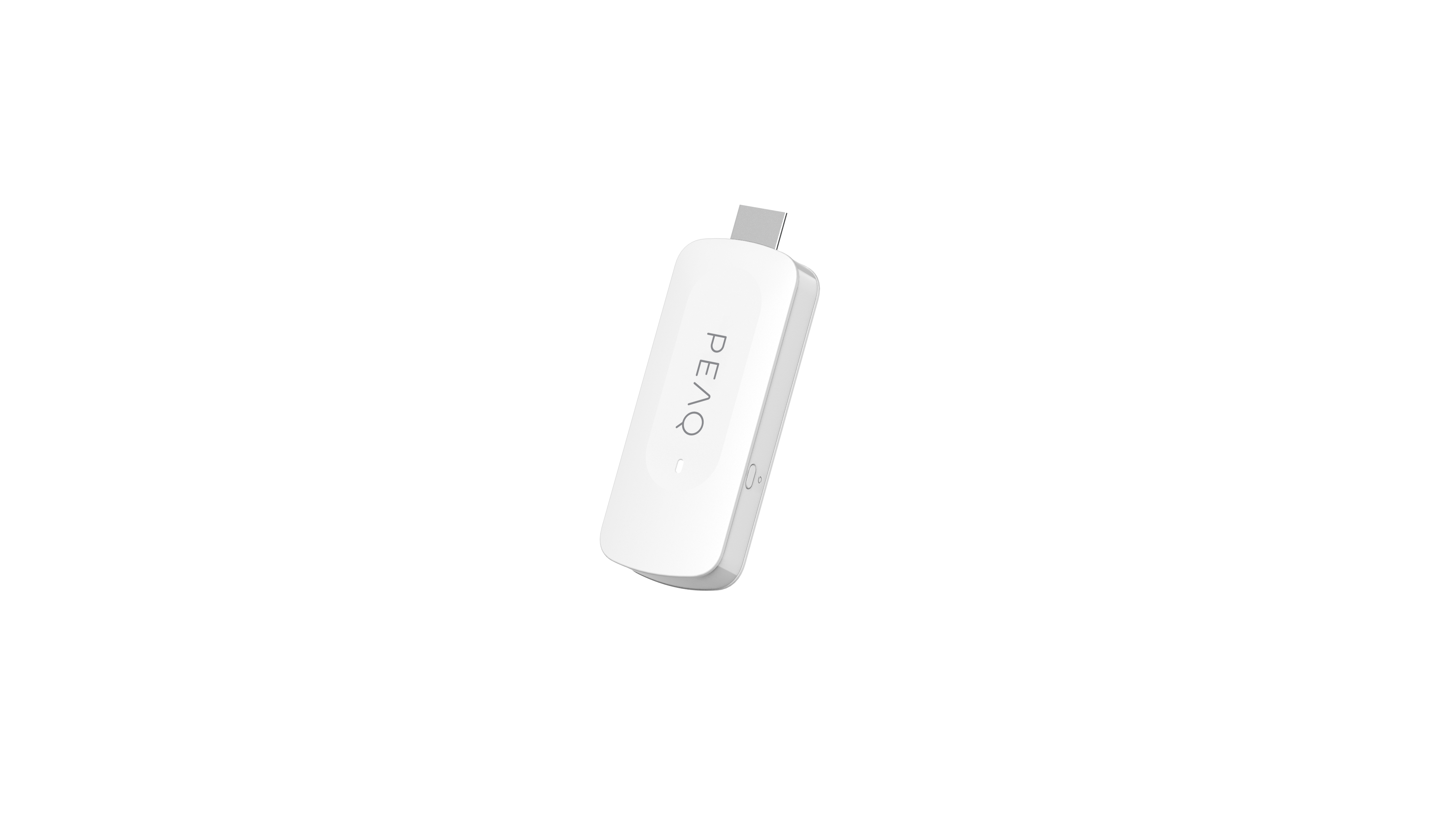 Egy fehér téglalap alakú eszköz a PEAQ szóval és USB-C csatlakozóval, fekete háttéren.