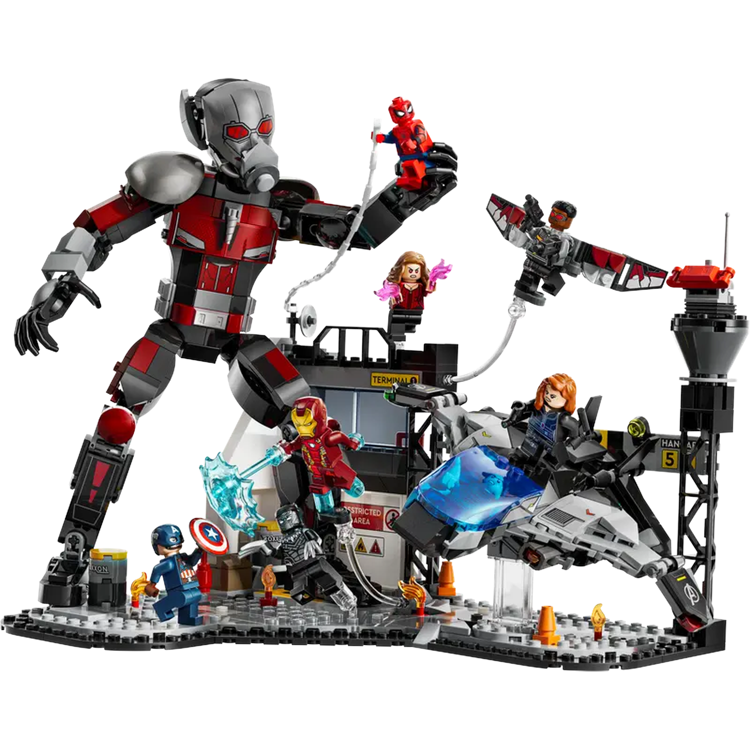 Lego Marvel 76314 Captain America Civil War Bouwstenen