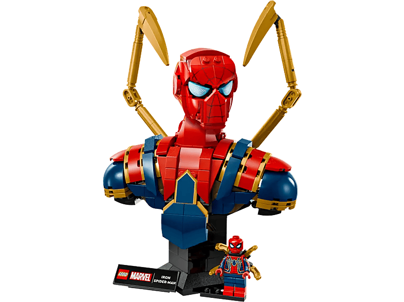 Lego Marvel 76326 Iron Spider-man Buste Bouwstenen Multicolor