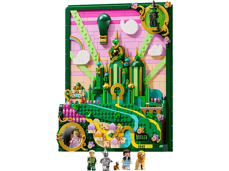 LEGO Wicked Emerald City muurkunst