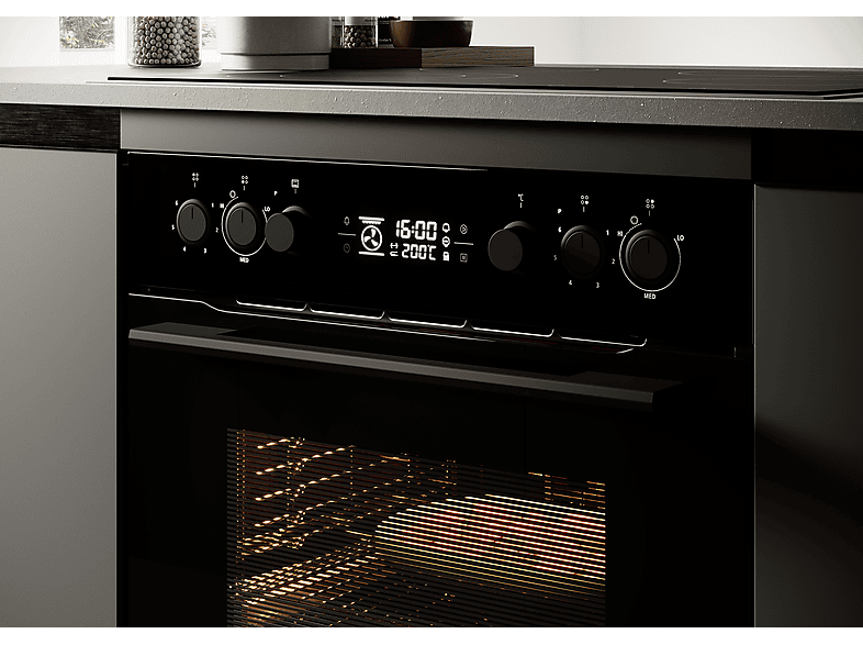 Thumbnail - KOENIC KBC 2411 A1 Cooker Built-In, Einbauherdset (Glas, A+, 70 l)