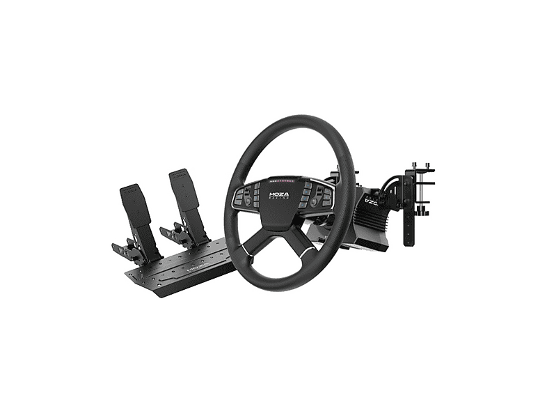 VOLANTE CON PEDALI MOZA RACING R5 Racing Bundle PC Truck, Compatibile con: