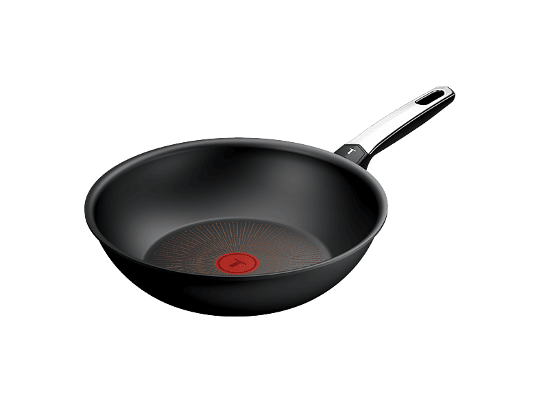Sartén - Tefal Excellence Jordi Cruz G3201943, Wok, 28 cm, Revestimiento antiadherente, Inducción, 4-5 personas, Negro