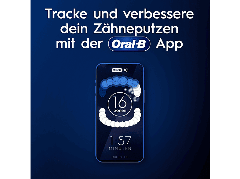 ORAL-B iO 10 Elektrische Zahnbürste Cosmic Black , Reinigungstechnologie: Mikrovibrationen