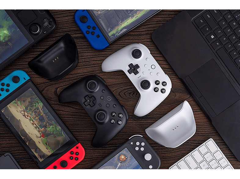 8BitDo Ultimate 2 Bluetooth Controller do Nintendo Switch / Switch 2 Bezprzewodowy Biały – zdjęcie 2