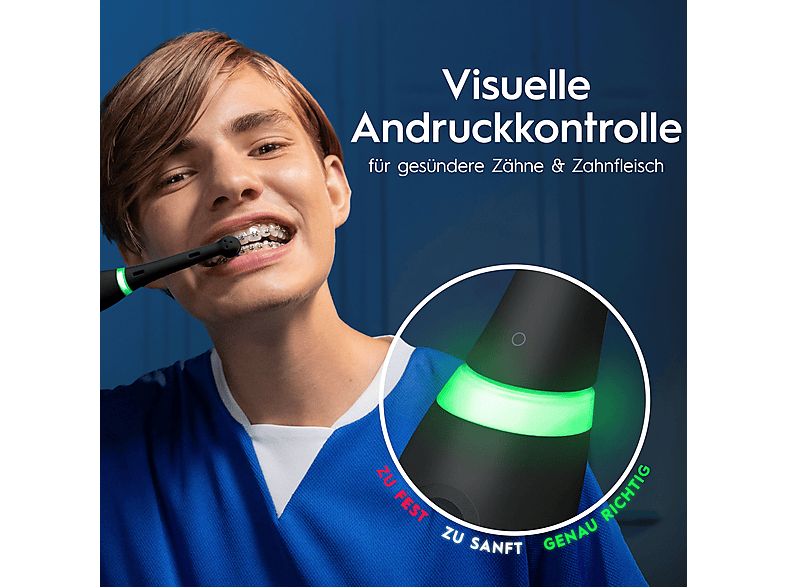 Thumbnail - ORAL-B iO 5 Elektrische Zahnbürste Matt Black, Reinigungstechnologie: Mikrovibrationen