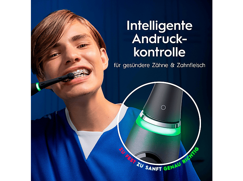 ORAL-B iO 9N Elektrische Zahnbürste Black onyx, Reinigungstechnologie: Mikrovibrationen
