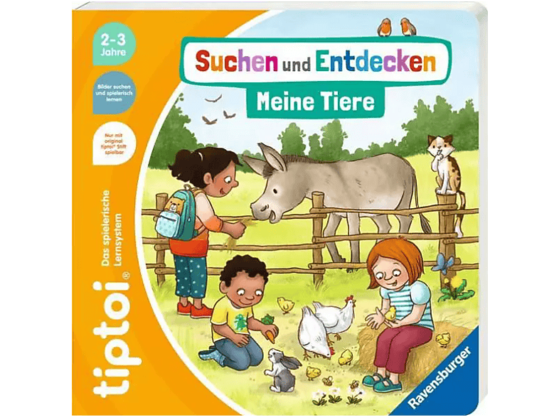 Ravensburger TipToi: Suchen und Entdecken- Meine Tere (Ab 2 Jahren) tiptoi, Mehrfarbig