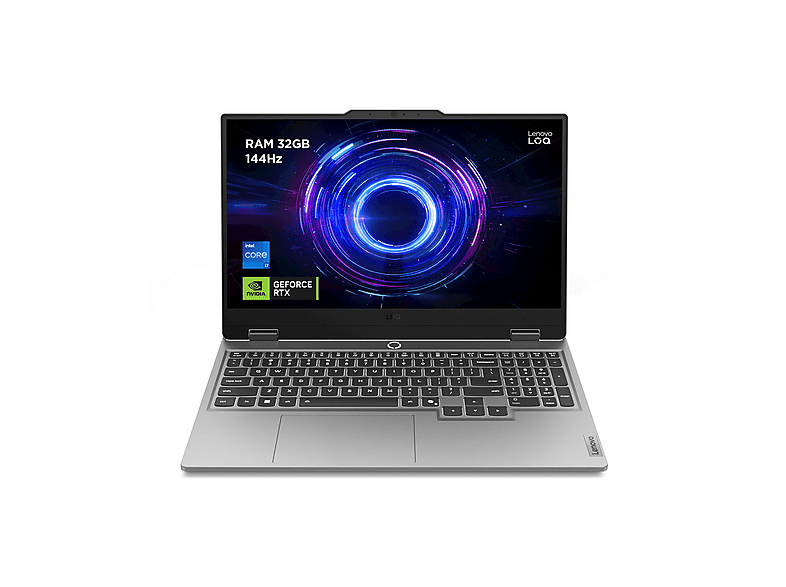 Lenovo LOQ 15 Notebook Gaming, 15,6", processore Intel Core I7 13650Hx, Nvidia GeForce Rtx 5060, RAM 32 GB, 1000 GB Ssd, Grey, Windows 11 Home