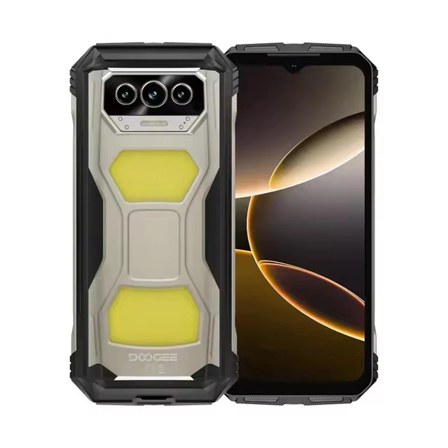DoogeeV Max S Smartphone Rugged 5G, 8+256Gb, 22000 mAh, luce da campeggio fino a 1200 lumen, Ip68, Ip69K, Mil-Std810H, Oro