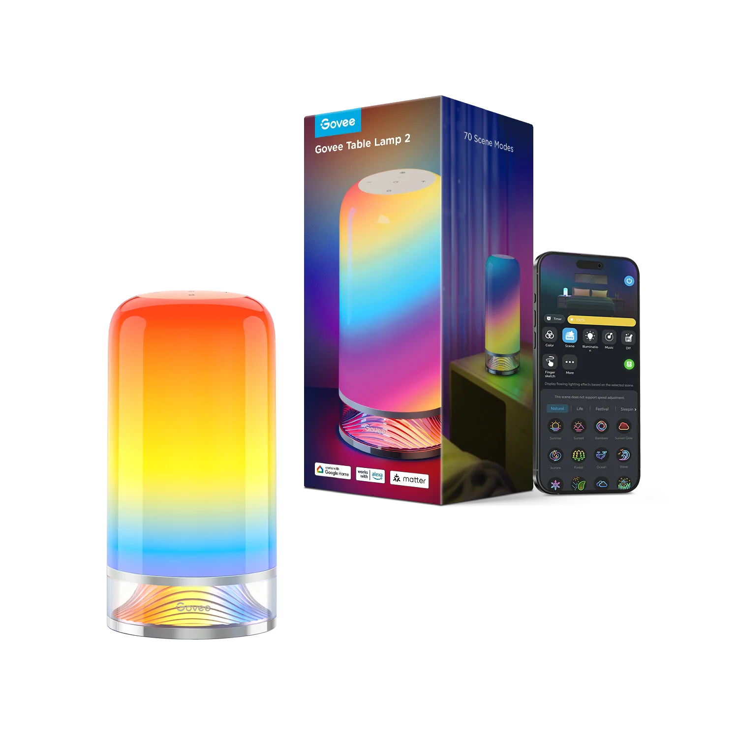 GOVEE RGBICWW okos asztali lámpa, H60223D1