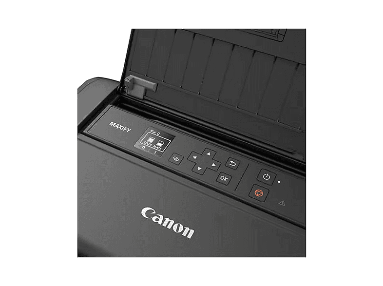 CANON maxIFY BX110 Tintenstrahldrucker mit Akku, Einzelpatronen, WLAN, A4, A5, Schwarz — Foto 2 von 2