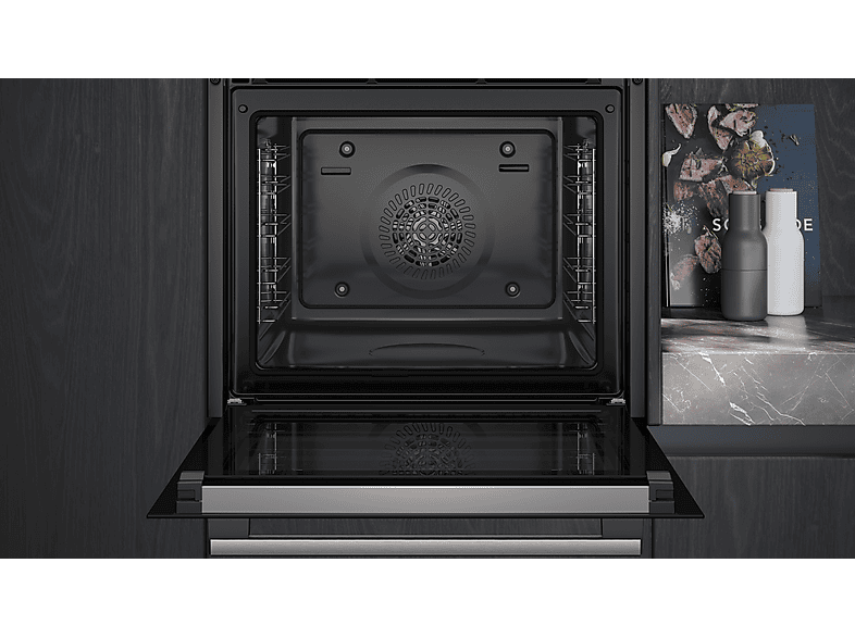 Siemens HB571ABS3 Backofen (71 l, Edelstahl, 594 mm breit, A+)