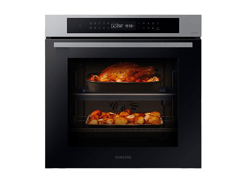 SAMSUNG NV7B4040VBS/U5 FORNO INCASSO Capacità 76 l, dimensoni: L 59,5 cm - A 59,6 P 54,9 cm, inox, classe A+