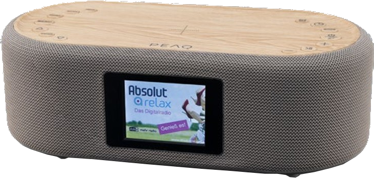 Peaq Pcr 120bt-w-1 Dab+ Wekkerradio Grijs