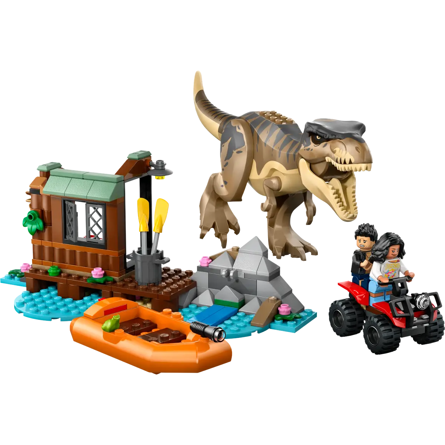 Lego Jurassic World 76975 T. Rex Rivierontsnapping Bouwstenen