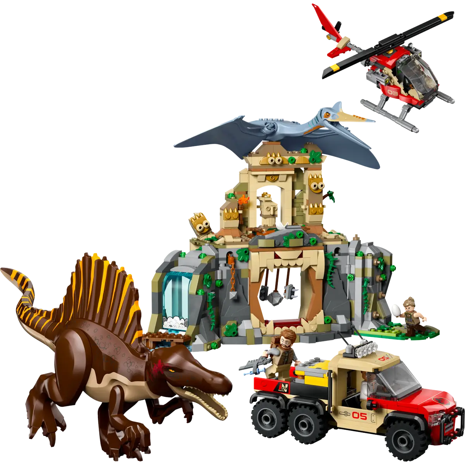 Lego Jurassic World 76976 Spinosaurus Luchtmissie Bouwstenen