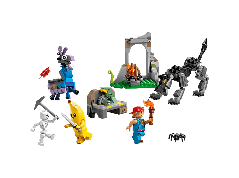 Lego Fortnite 77075 Peely En Sparkplugs Kamp Bouwstenen afbeelding