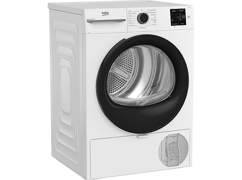 Thumbnail - BEKO BMS3T382CW Wärmepumpentrockner (8 kg, C, Weiß)