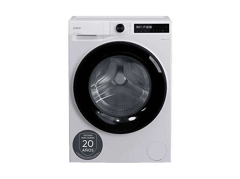 REACONDICIONADO Seminuevo Muy bueno Lavadora carga frontal - Candy BR 48SBL6-S, 8 kg, 1400 rpm, 16 Programas, Inverter, WiFi y Bluetooth, Blanco