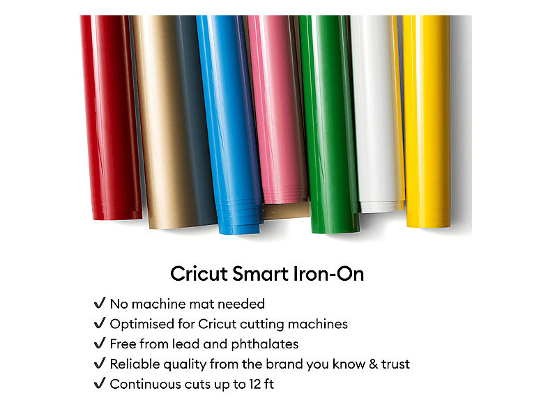 Thumbnail - CRICUT Joy Smart Iron-On, Red, Wärmeübertragungsfolie