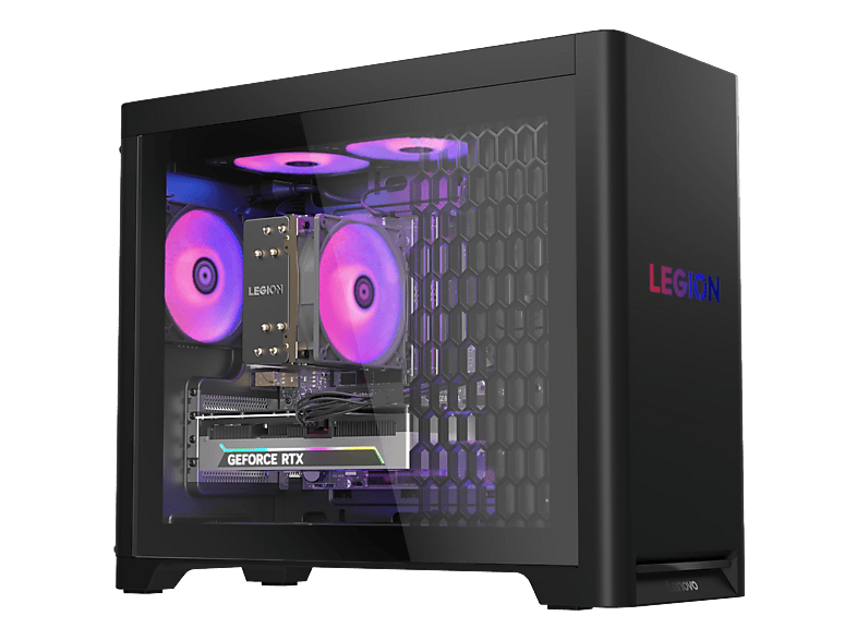 LENOVO Legion T5 30AGB10, Gaming PC mit AMD Ryzen™ 7 9800X3D Prozessor (96 MB Cache, bis zu 5.2 GHz), 32 GB RAM, 2 TB SSD, NVIDIA GeForce RTX™ 5070 Ti (16 GB, GDDR7), Windows 11 Pro