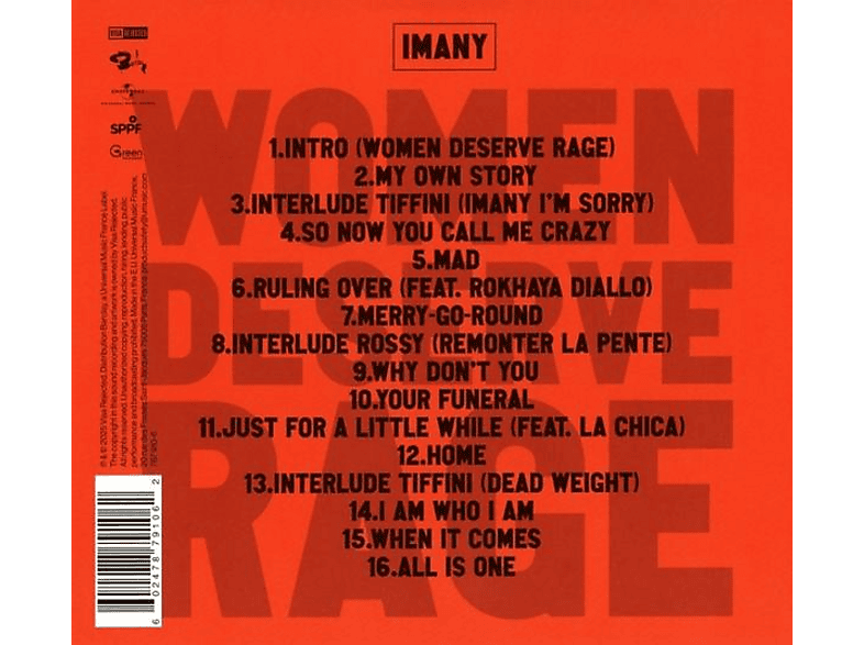 Thumbnail - Imany - Women Deserve Rage (CD)