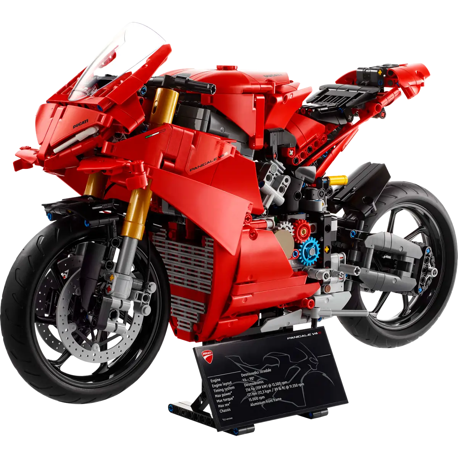 Lego Technic 42202 Ducati Panigale V4 S Motor Bouwstenen