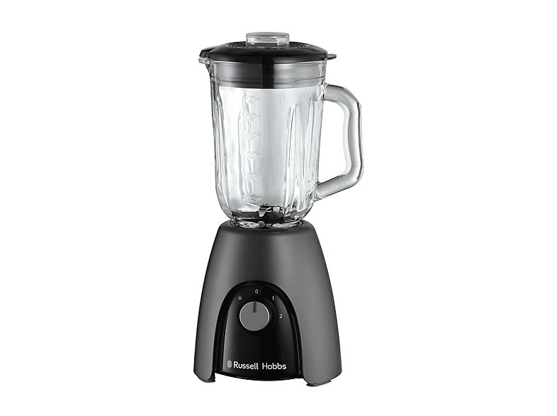 FRULLATORE RUSSEL HOBBS 27121-56, Potenza 850 W, Caraffa da 1.5 l, 2 velocità, Vetro, Acciao, Nero