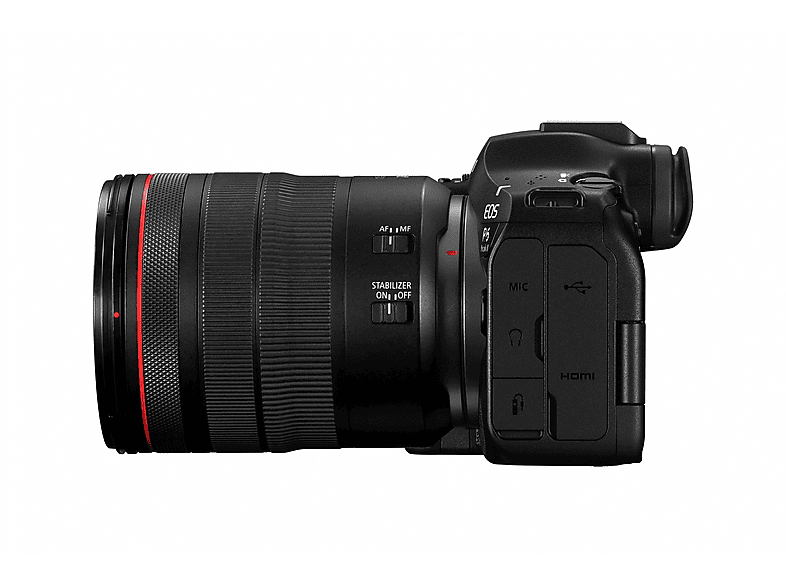 Canon Systemkamera EOS R6 Mark III mit Objektiv RF 24-105mm f4 L IS USM, 32.5 MP, 40 B/s, 3.69 Mio OLED Sucher, 3 Zoll Touch LCD, Schwarz; Spiegellose Systemkamera — Foto 3 von 5