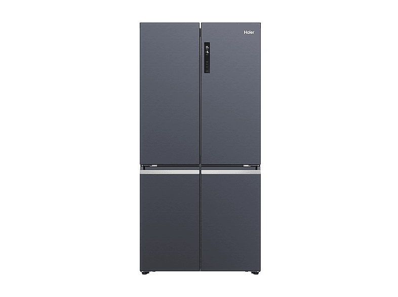 Frigorifero americano HAIER HCR5919ENMB, Sistema Multi Flow: Sì; raffreddamento frigorifero: No Frost; congelatore: Frost, Capacità netta totale 528 l, Rumorosità: 38 dB(A), Dimensioni: L 90,8 cm A 190 P 64,8 cm, Black, Classe E