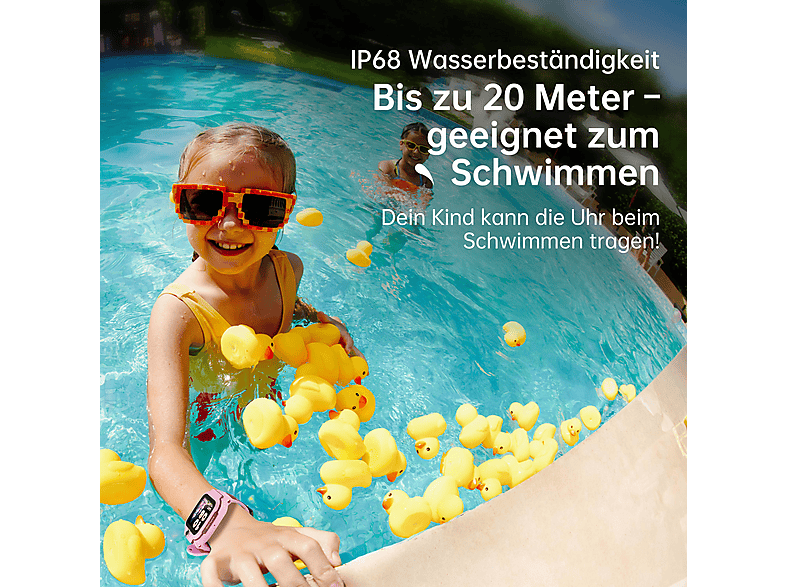 IMOO Z3 Kinder Smartwatch Plastik TPU, 126-210 mm, Rosa