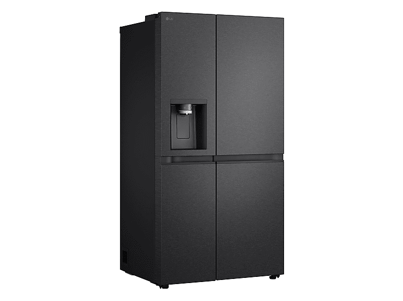 LG GSLE81EPBD Eis-, Crushed Ice- und Wasserspender Side-by-Side (628 l, D, 1790 mm hoch, Black Metallic)
