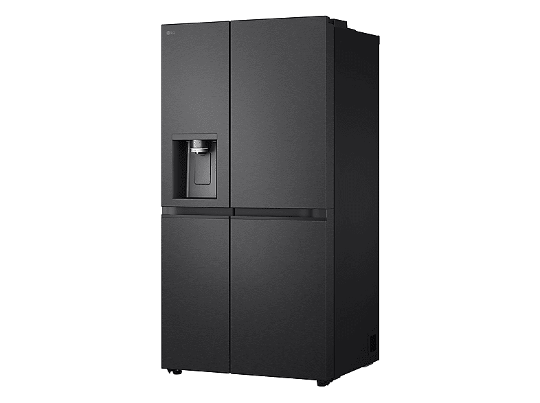 LG GSLE81EPBD Eis-, Crushed Ice- und Wasserspender Side-by-Side (628 l, D, 1790 mm hoch, Black Metallic)