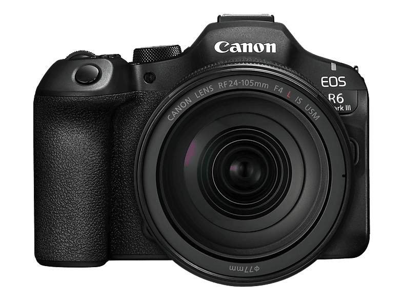 CANON EOS R6 Mark III Body + RF 24-105mm f/4L IS USM Systemkamera mit Objektiv 24 - 105 mm, 7.5 cm Display Touchscreen, WLAN
