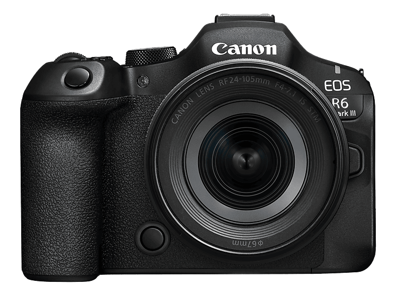 CANON EOS R6 Mark III Body + RF 24-105mm f/4-7.1 IS STM Systemkamera mit Objektiv 24 - 105 mm, 7.5 cm Display Touchscreen, WLAN