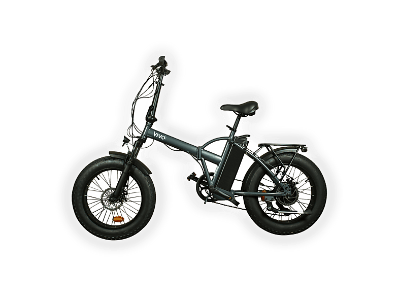 Bicicletta Elettrica Pieghevole VIVOBIKE M-VR1S24 nero, ruote da 20”,velocità max 25 Km/h, motore 250W, autonomia fino a 70Km, batteria 13000mAh