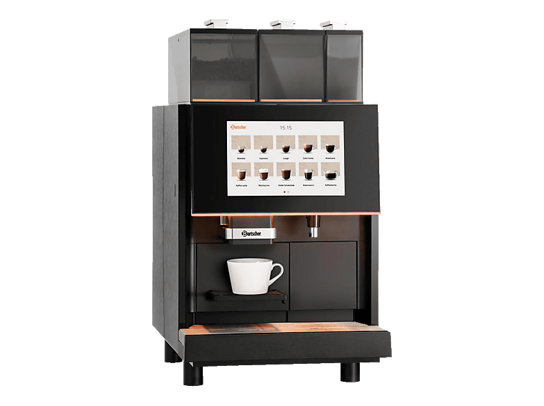 BARTSCHER 190097 KV2 Topping Kaffeevollautomat Schwarz