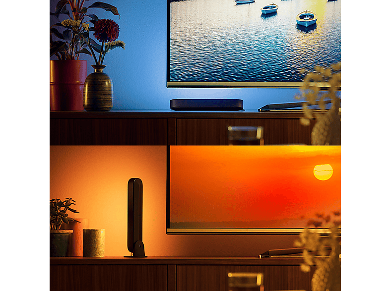 Thumbnail - PHILIPS Hue Starter Kit: Bridge Pro and 2 Play Lightbars, White Color Ambiance, Tischleuchte