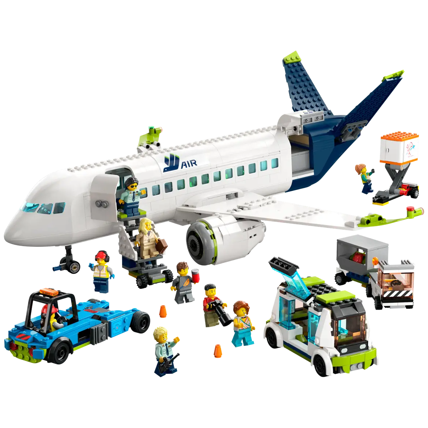 Lego City 60367 Passagiersvliegtuig Bouwstenen