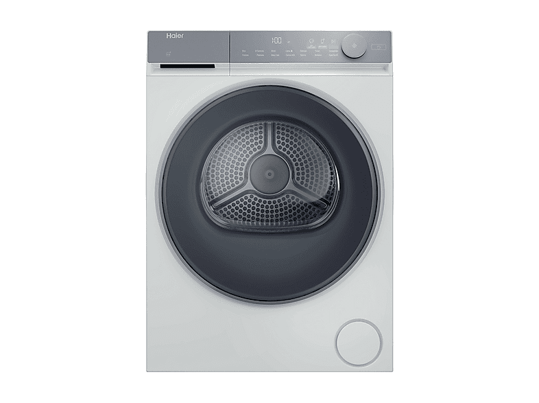 Asciugatrice Haier Hd90-A367U1-It A Pompa Di Calore, 8 Kg, Profondità 61 Cm, 60 Db(A), Bianco, Classe