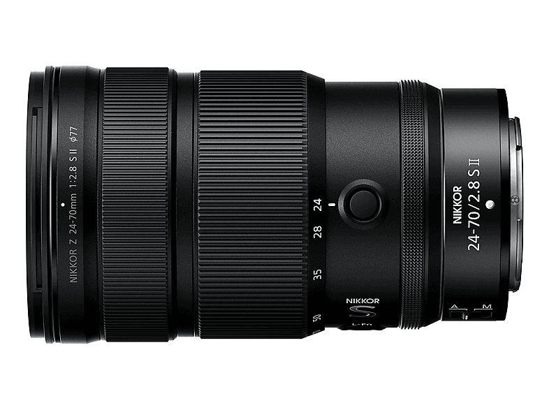 NIKON NIKKOR Z 24 mm - 70 f/2.8 S II ED, ASPH (Wechselobjektiv für Nikon Z-Mount, Schwarz)