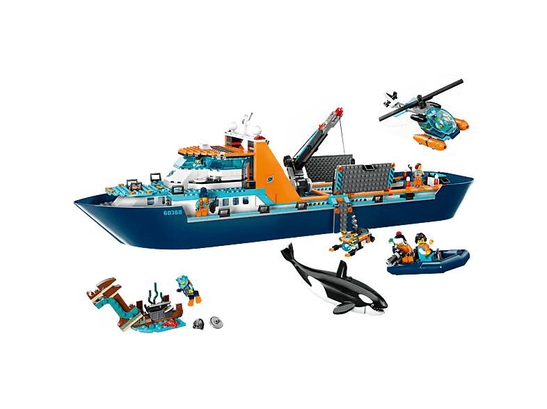 Lego City 60368 Poolonderzoeksschip Bouwstenen