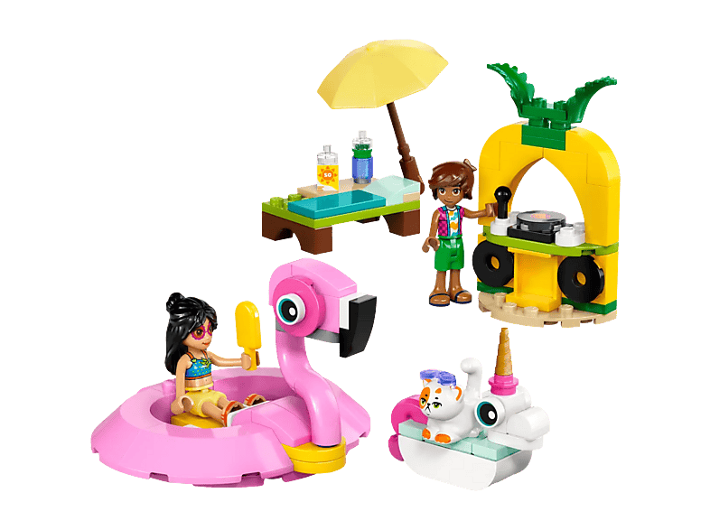 Lego Friends 42658 Zwembadfeestje Met Eenhoorn Bouwstenen afbeelding